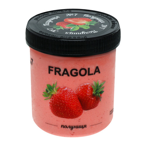 Морозиво плодово-ягідне "Полуниця № 7" ТМ "La Gelateria italiana" Морозиво плодово-ягідне "Полуниця № 7" ТМ "La Gelateria italiana"